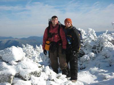 Me and my brother Justin in the beautiful White Mountains