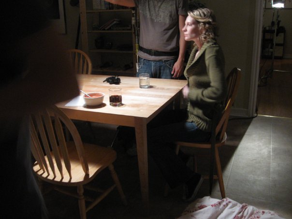 Deanna Noe on set of Double Negative