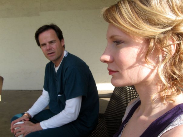 Still of Deanna Noe and Kevin Ashworth on set of Double Negative