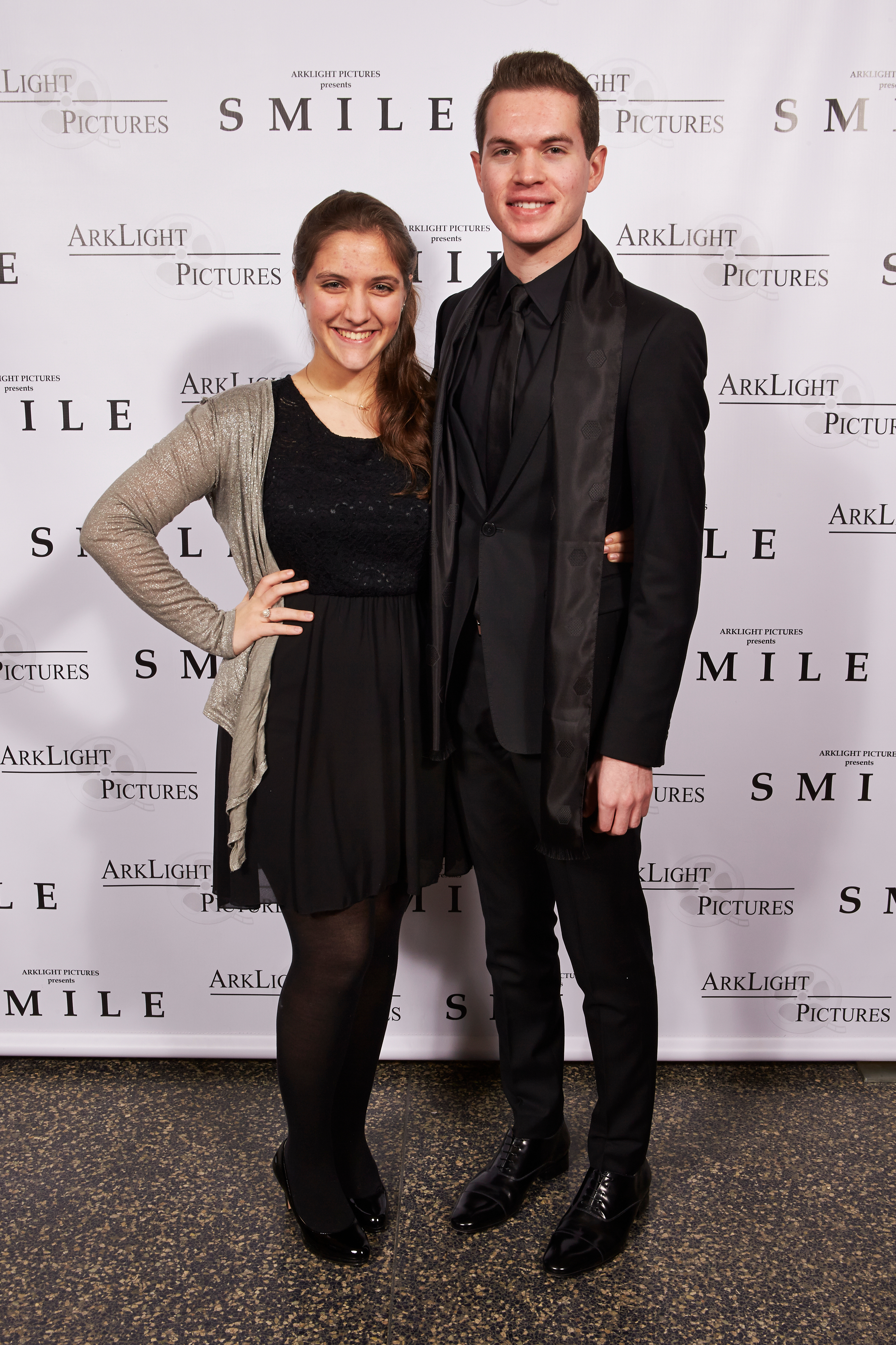 L-R: Rachel Keteyian and Aaron Keteyian at the Smile Premiere Event