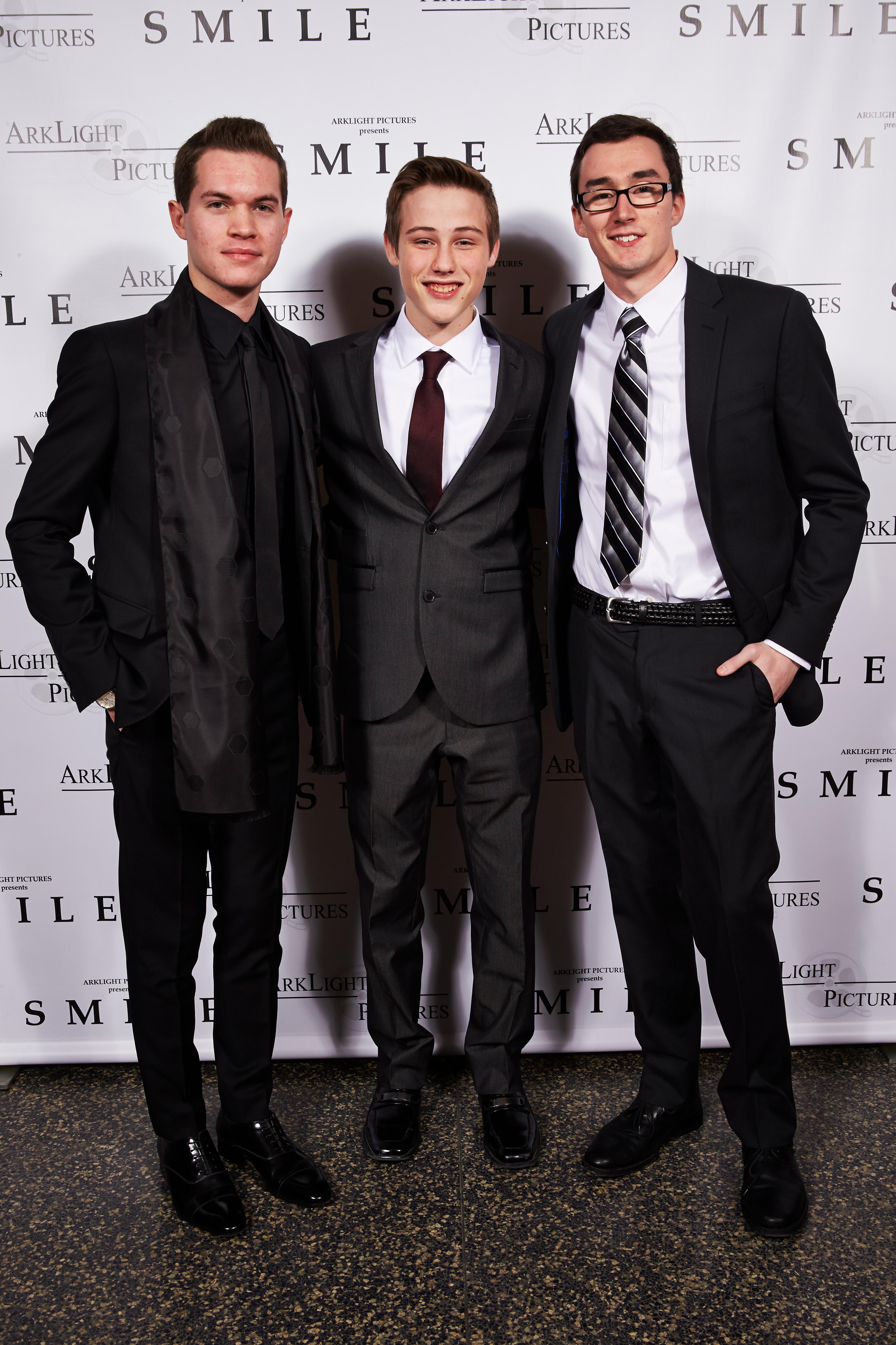 L-R: Aaron Keteyian, Paul Morisette and Ryan Stratton at the Smile Premiere Event