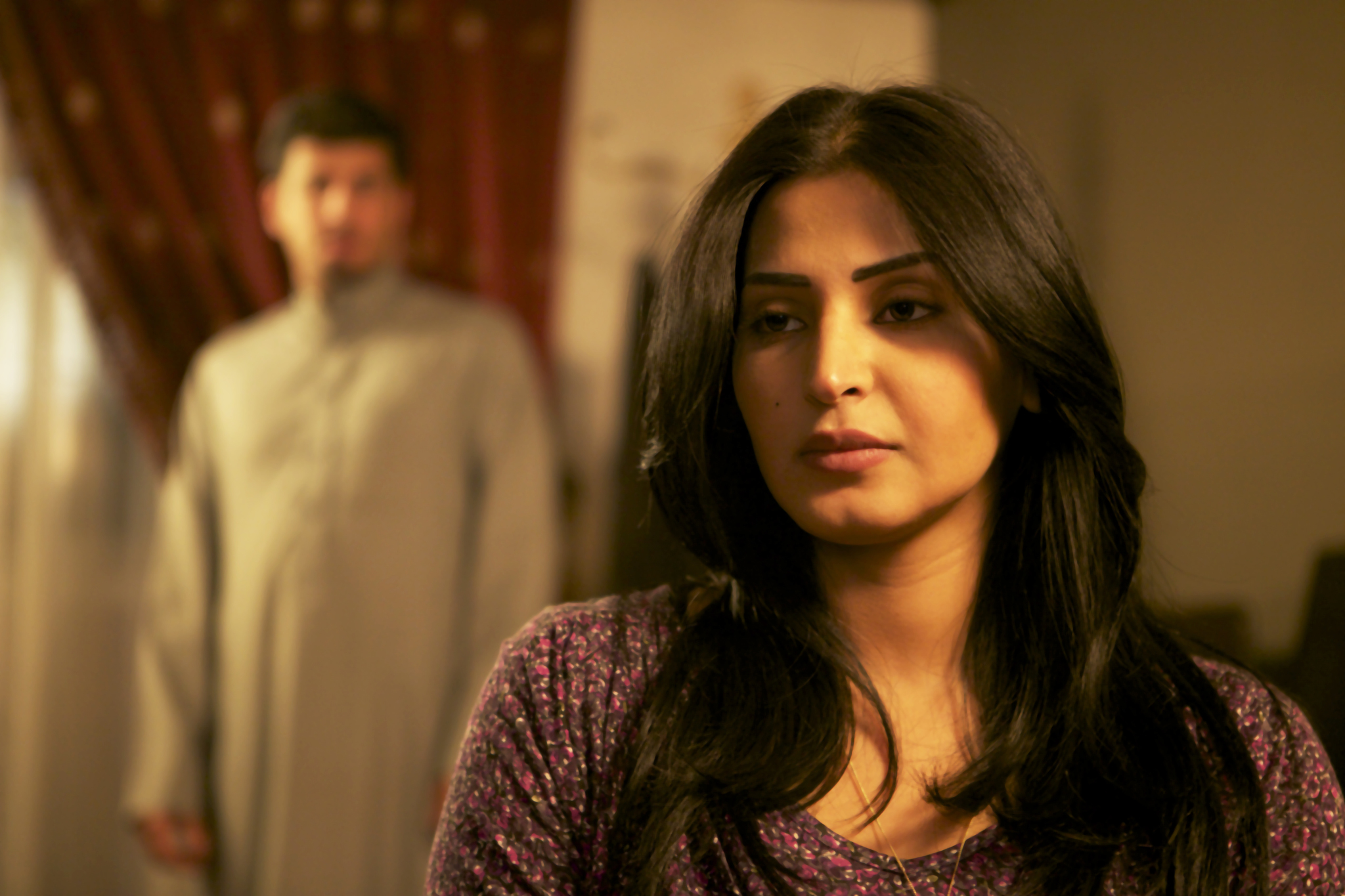 Still of Sultan Al Assaf and Reem Abdullah in Wadjda (2012)