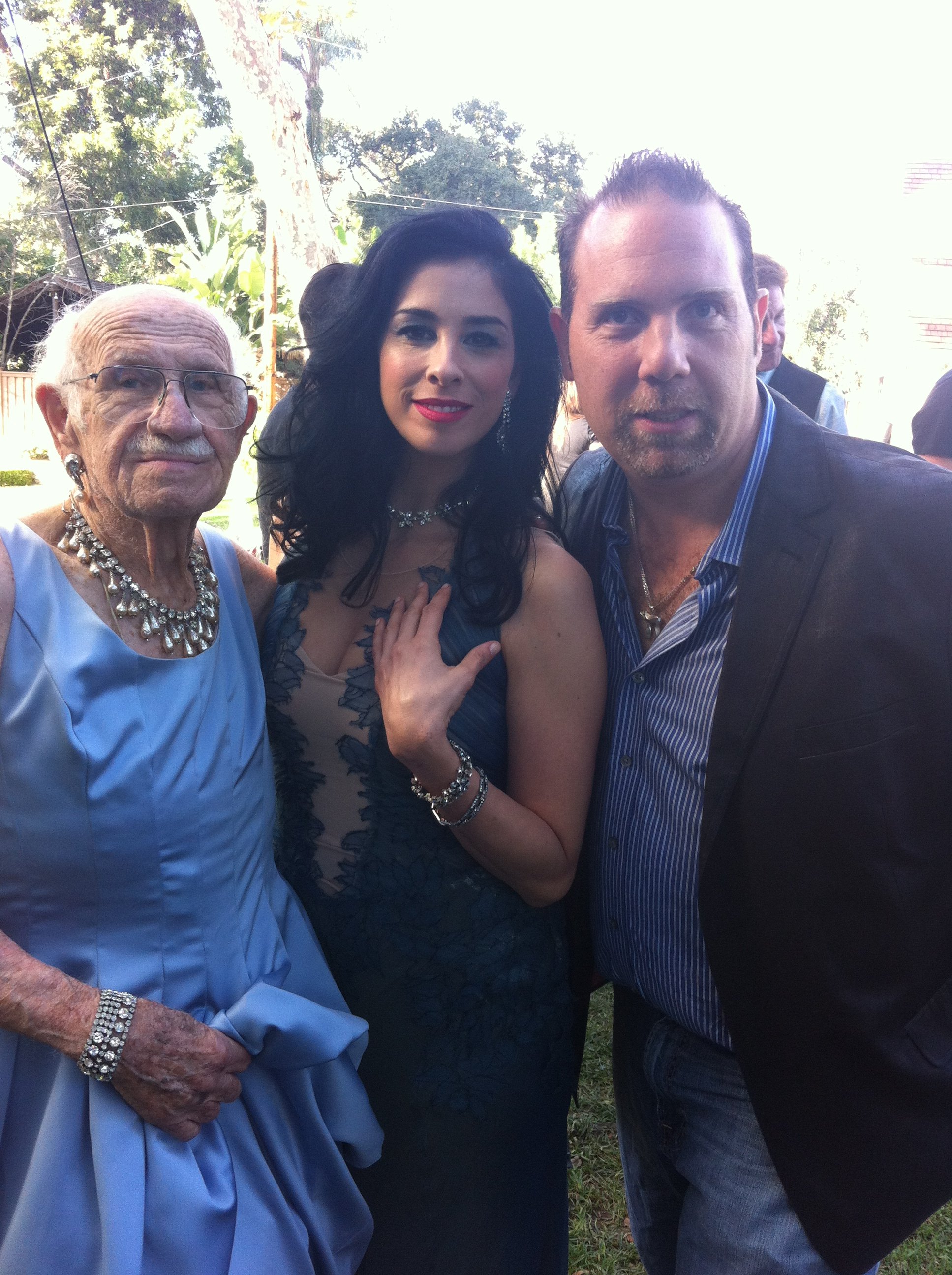 With 91 years young Murray Gershenz & the First Lady of Comedy, Ms. Sarah Silverman at the Vanity Fair shoot.