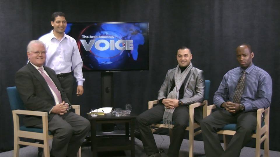 Fethi Bendida and Scott Neufville interviewed by Bill Jackson at Revere television station 11-15-2014