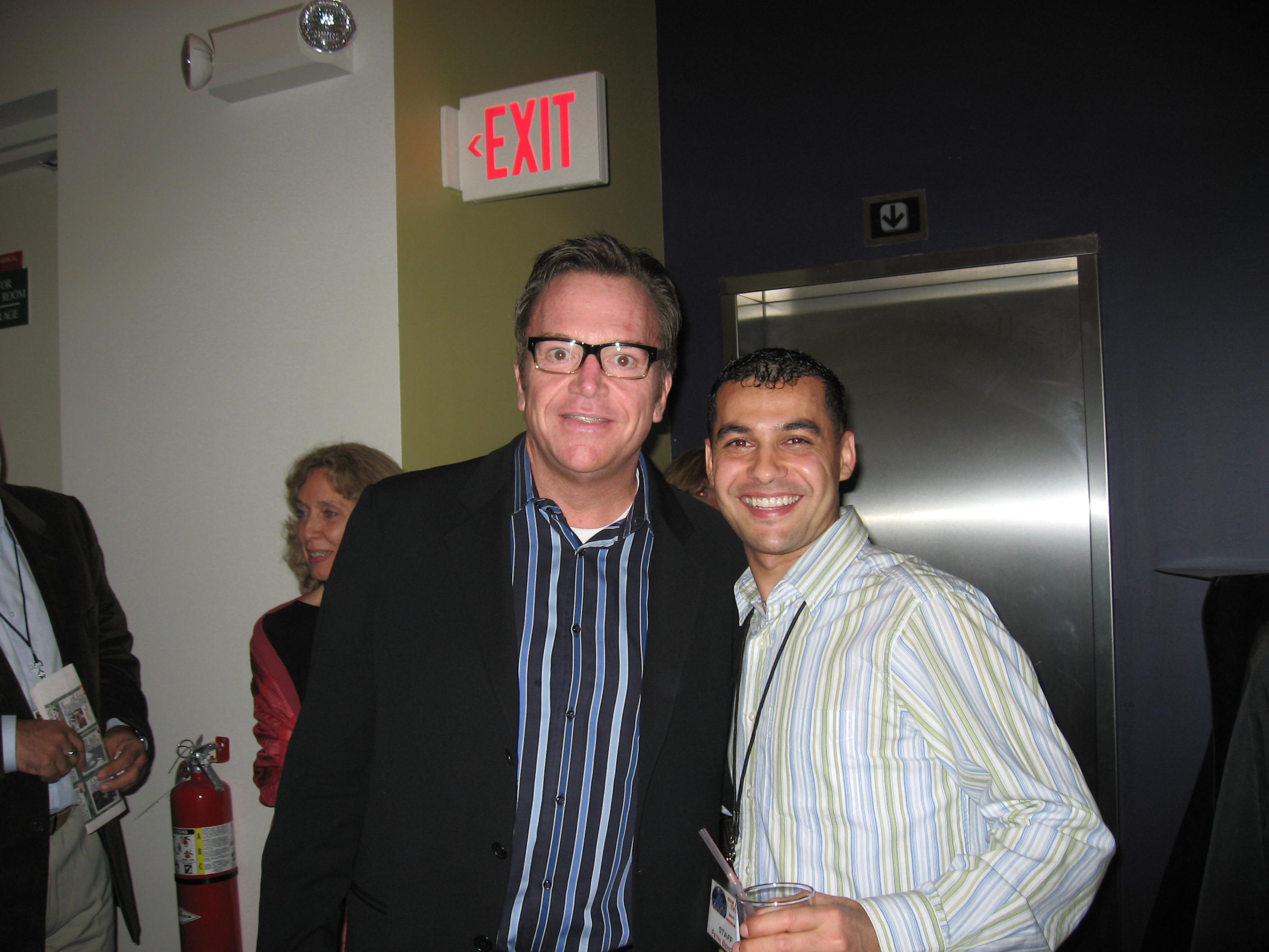 Tom Arnold And Fethi Bendida At Boston International Film Festival party (2008)