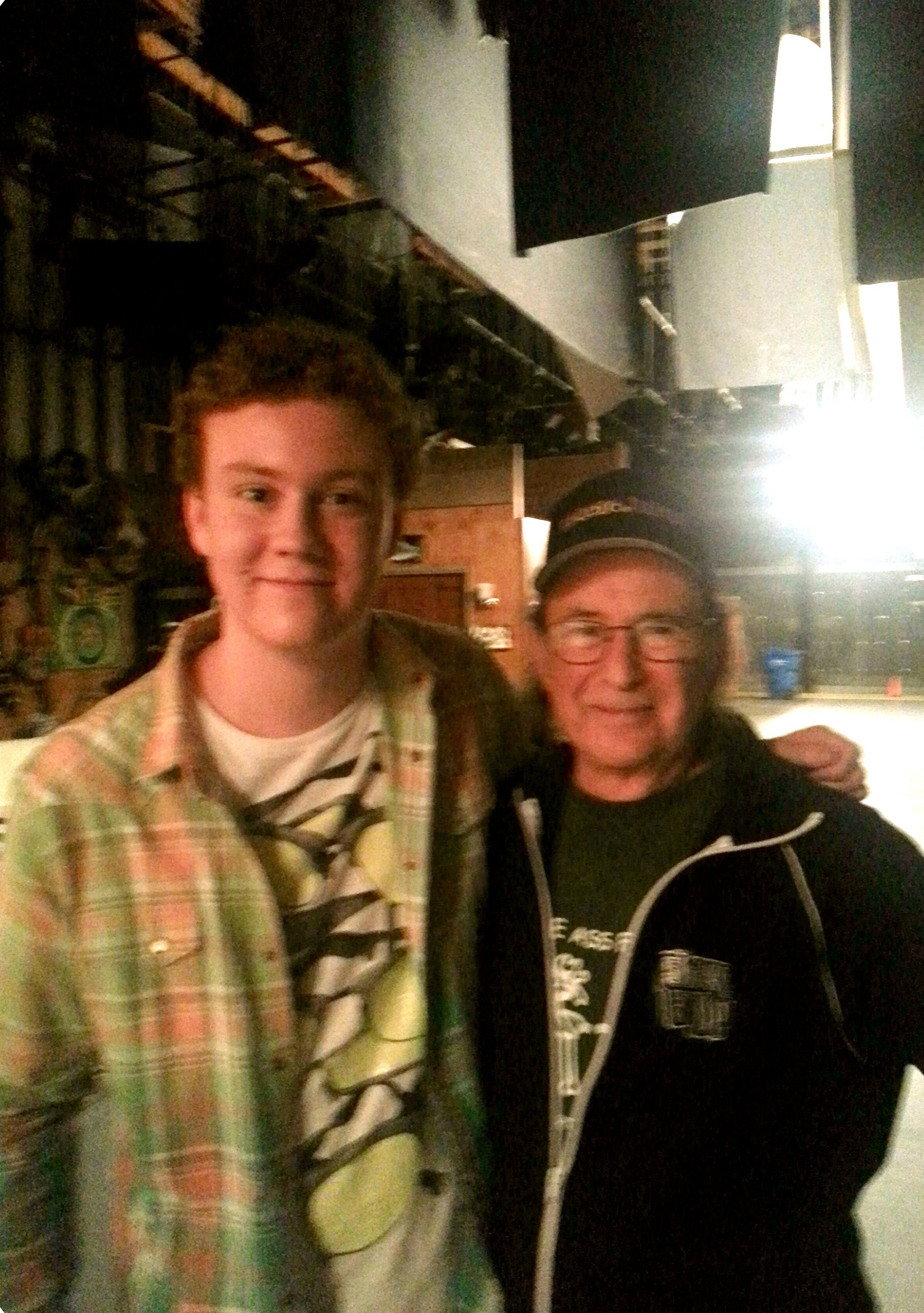 With Director Joel Zwick on Disney Channels 