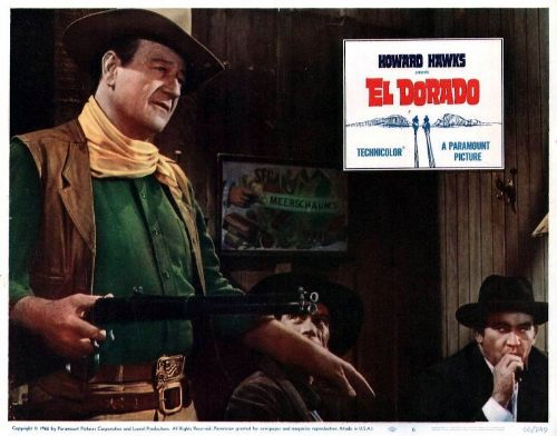 John Wayne and Edward Asner in El Dorado (1966)