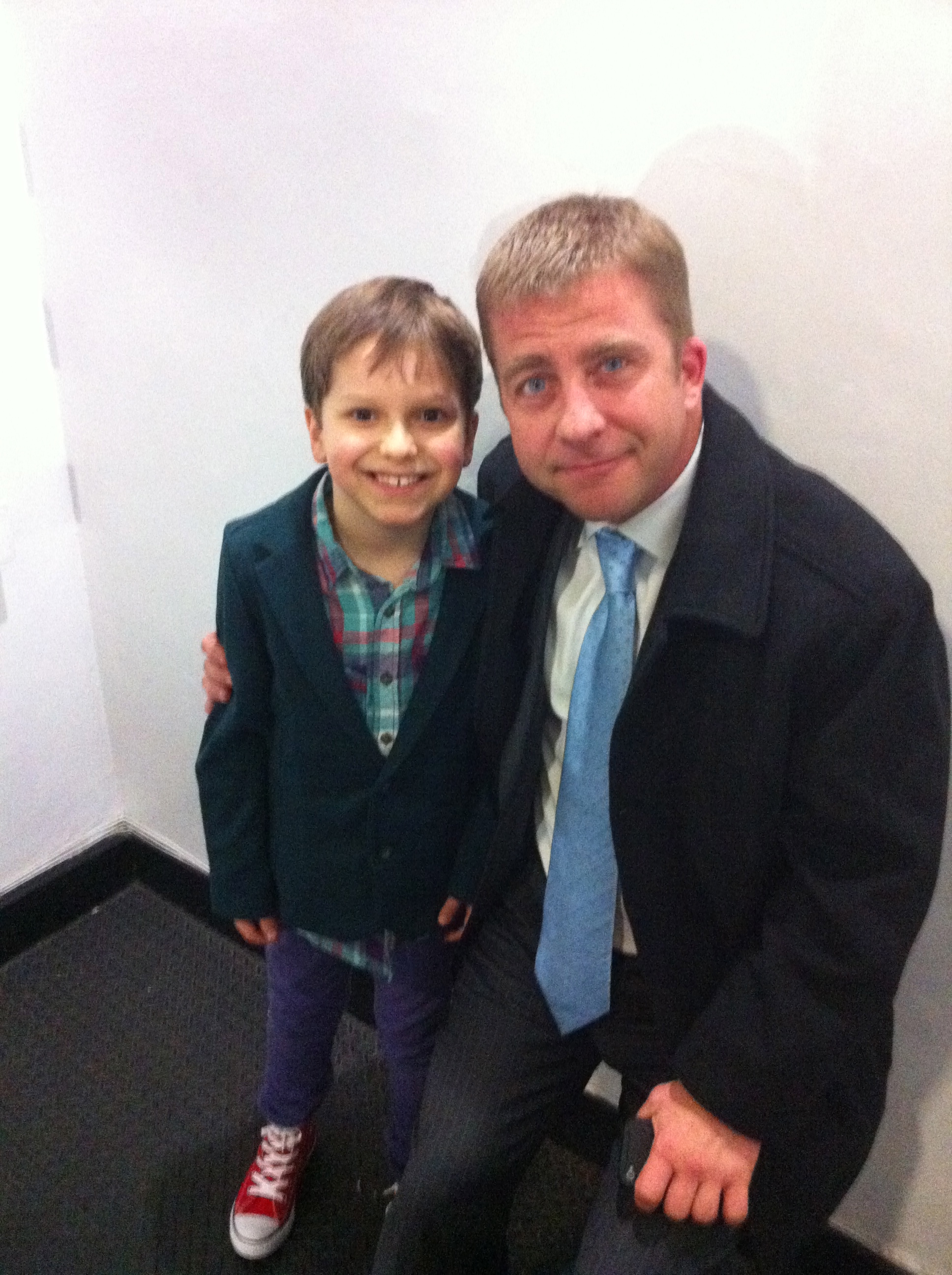 Zac Ballard with Peter Billingsley