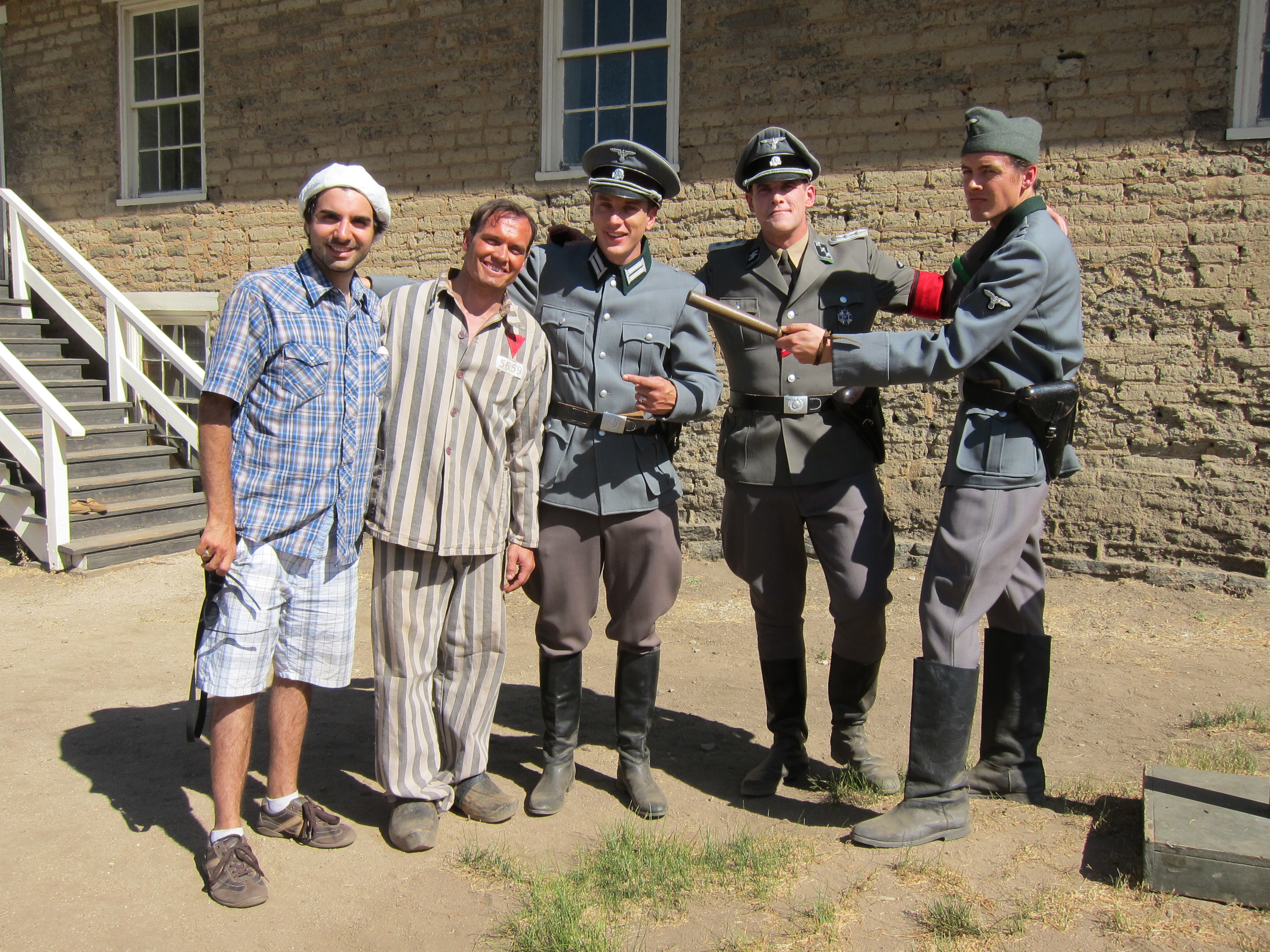 THE SAINT OF AUSCHWITZ: A moment of levity in an otherwise serious subject matter.