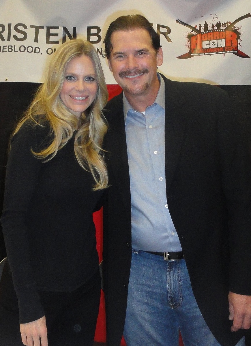 At South Texas Horror Con with Kristen Bauer from TRUE BLOOD.