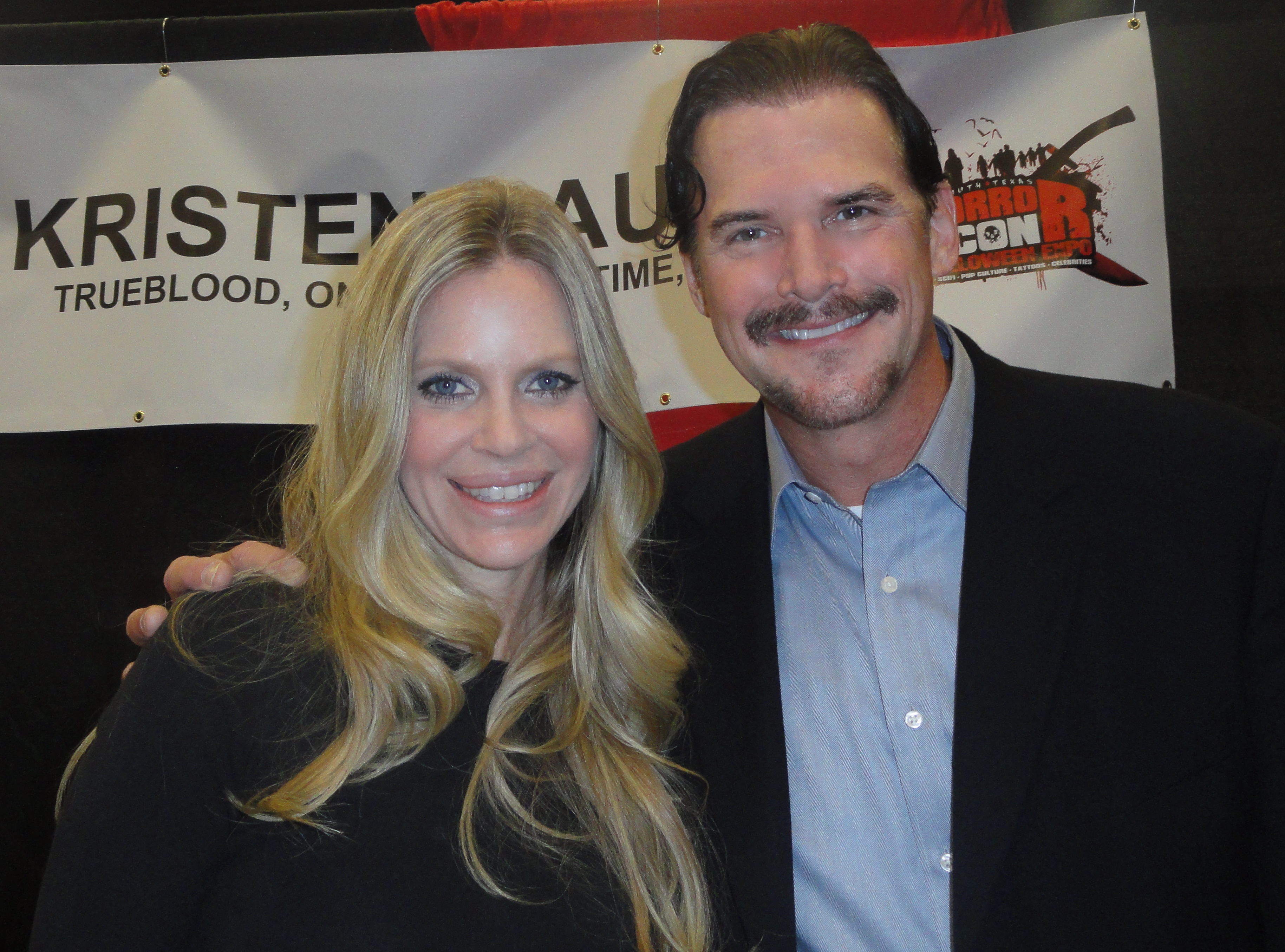 Kristen Bauer and Scott King at The South Texas Horror Con, 2012