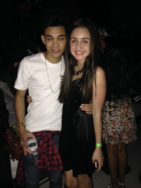 Samantha Elizondo with Roshon Fegan 2014