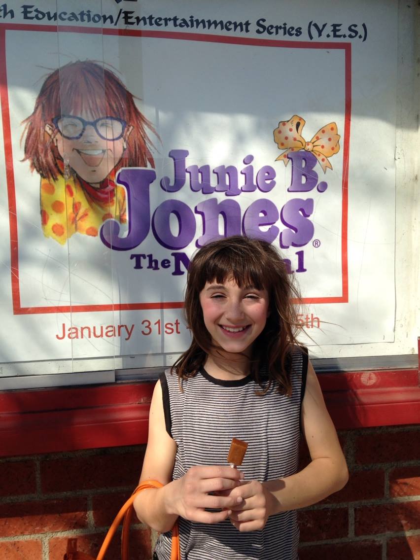 Performing at the Morgan Wixson in Junie B. Jones- the musical