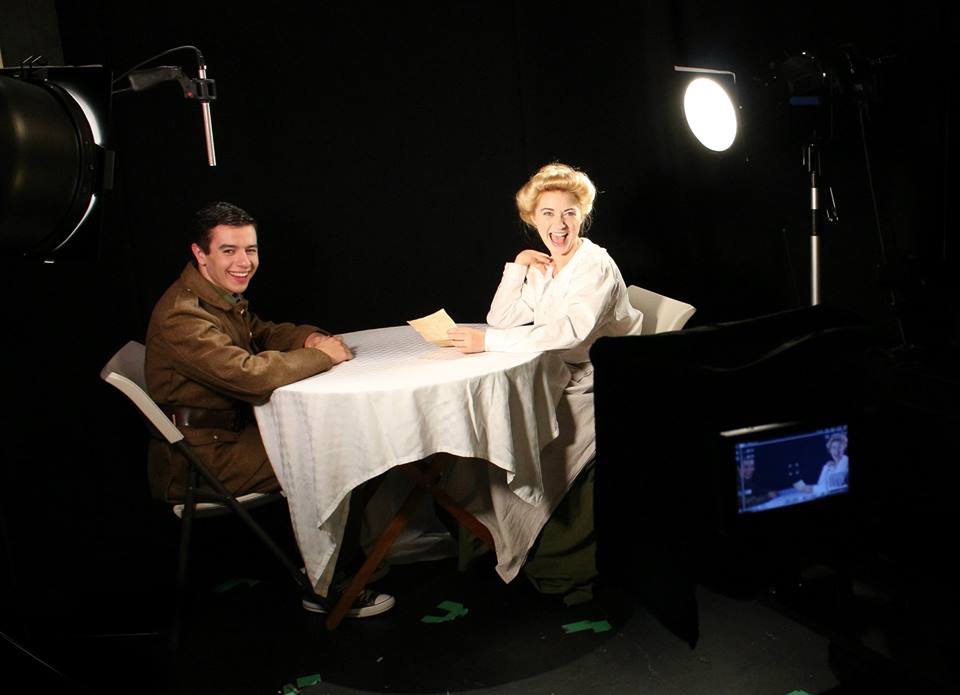 On set 'Dear May' (2014)