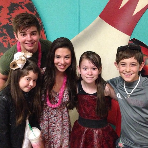 The Thundermans at a charity bowl for Cystic Fibrosis