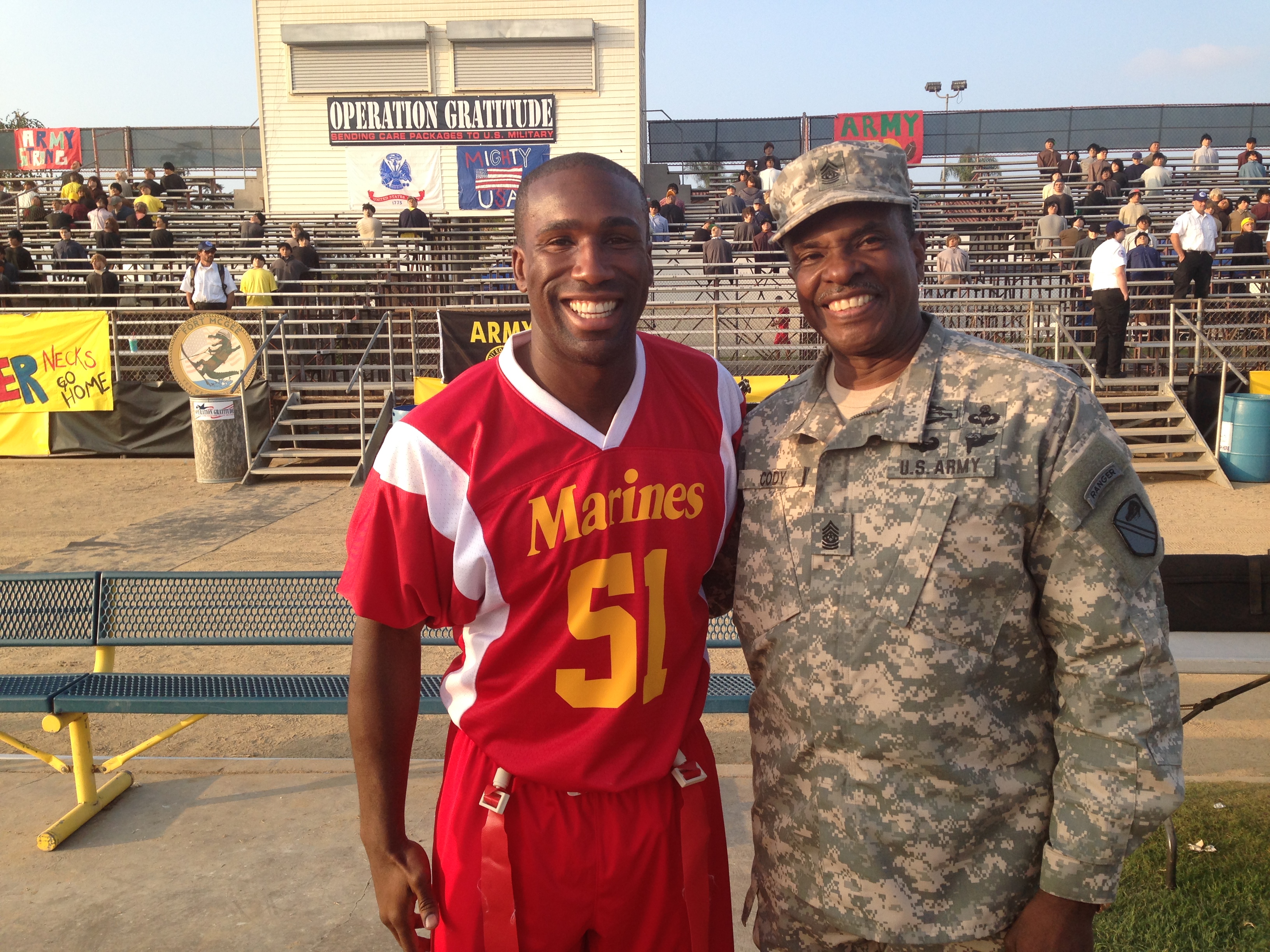 On the set of FOX's Enlisted with acting/voice-over legend Keith David