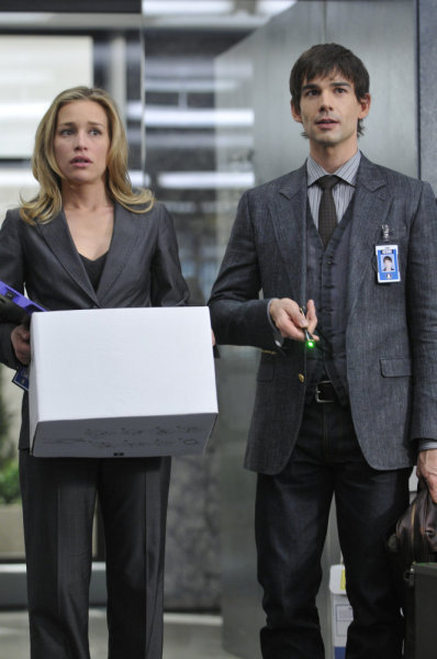 Still of Piper Perabo and Christopher Gorham in Covert Affairs (2010)