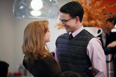 Still of Christopher Gorham and Jayma Mays in Ugly Betty (2006)