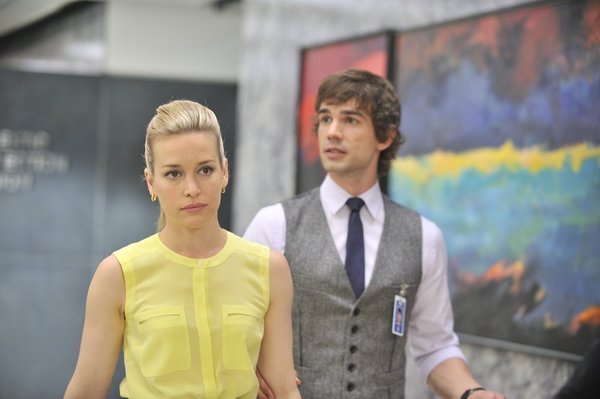 Still of Piper Perabo and Christopher Gorham in Covert Affairs (2010)