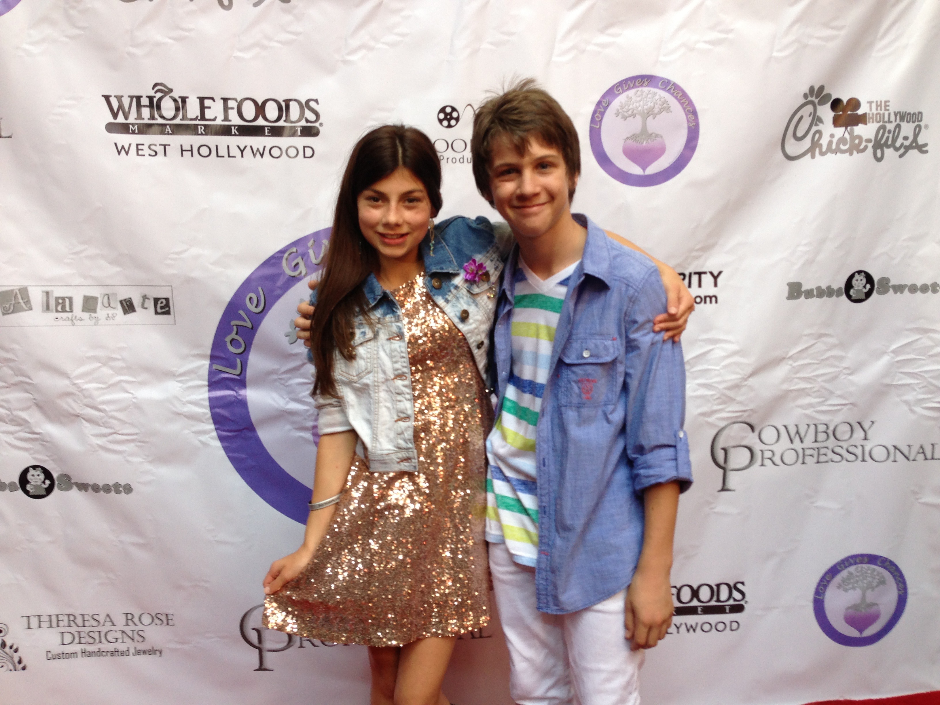 Kai Whitaker & Cassidy Mack at the Hollywood Launch of Cassidy's Foundation Love Gives Chances