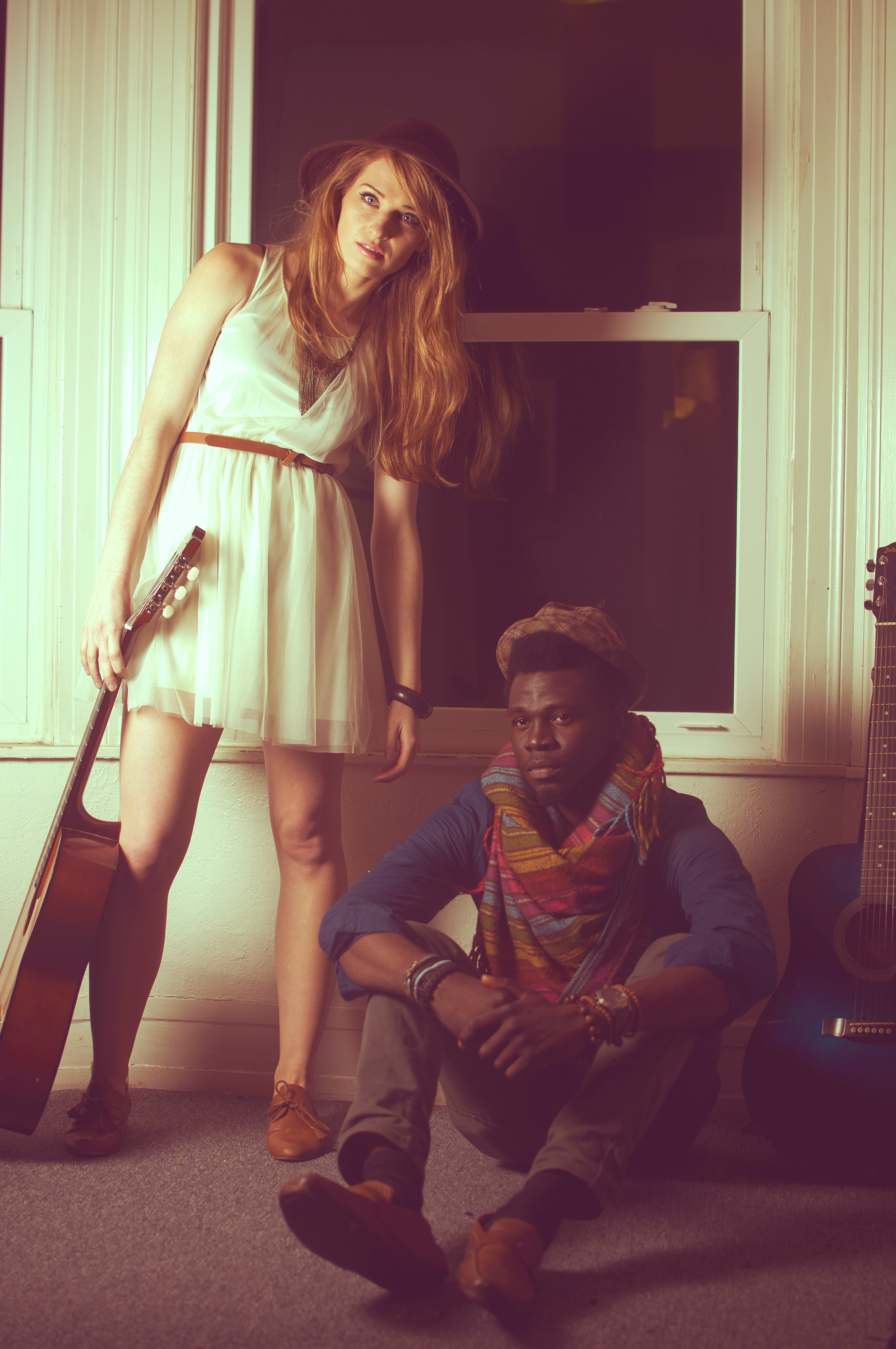 Anne Cecilie Ukkelberg with San Francisco based musician Bisi.