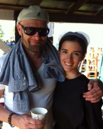 Abby with O.C. Madsen (director Banshee)