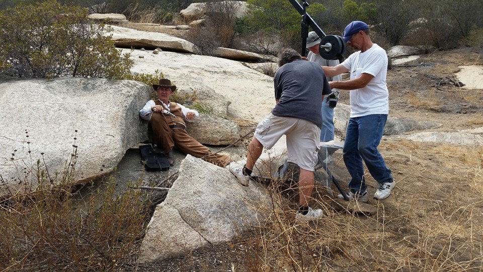Location shoot 'Jasper's Gold' as Jasper, directed by James Rogers 4x Emmy Award Winner.