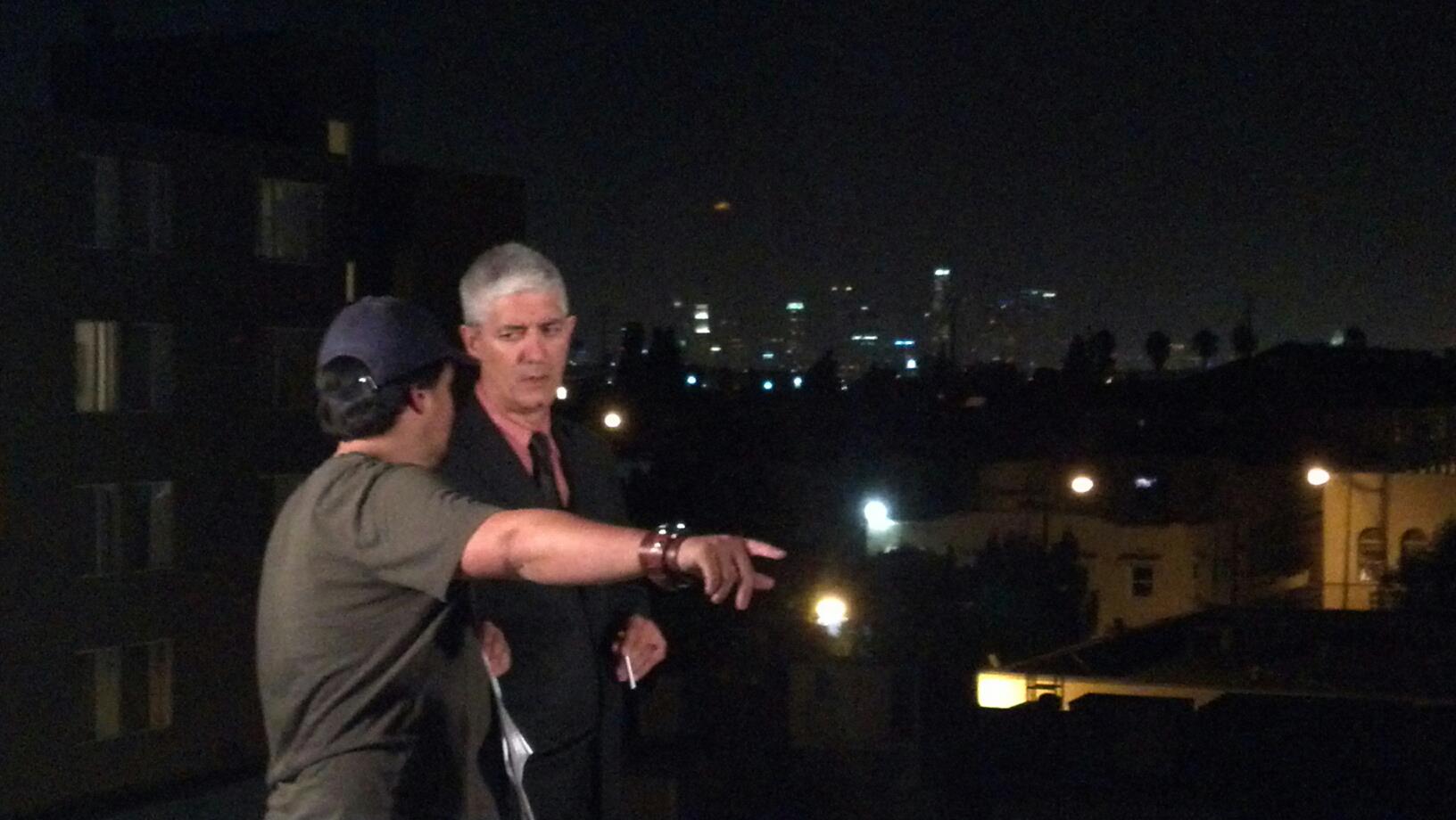 Working with Anthony Croupe rooftop shoot for 'REVEREND'