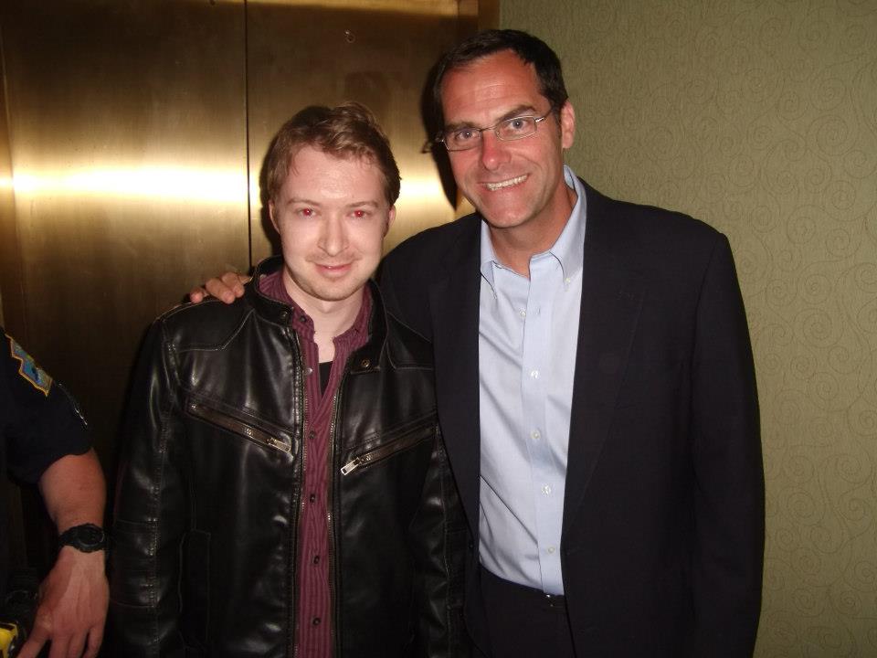 Josh Tippey and Andy Buckley at event of The Office (2013)