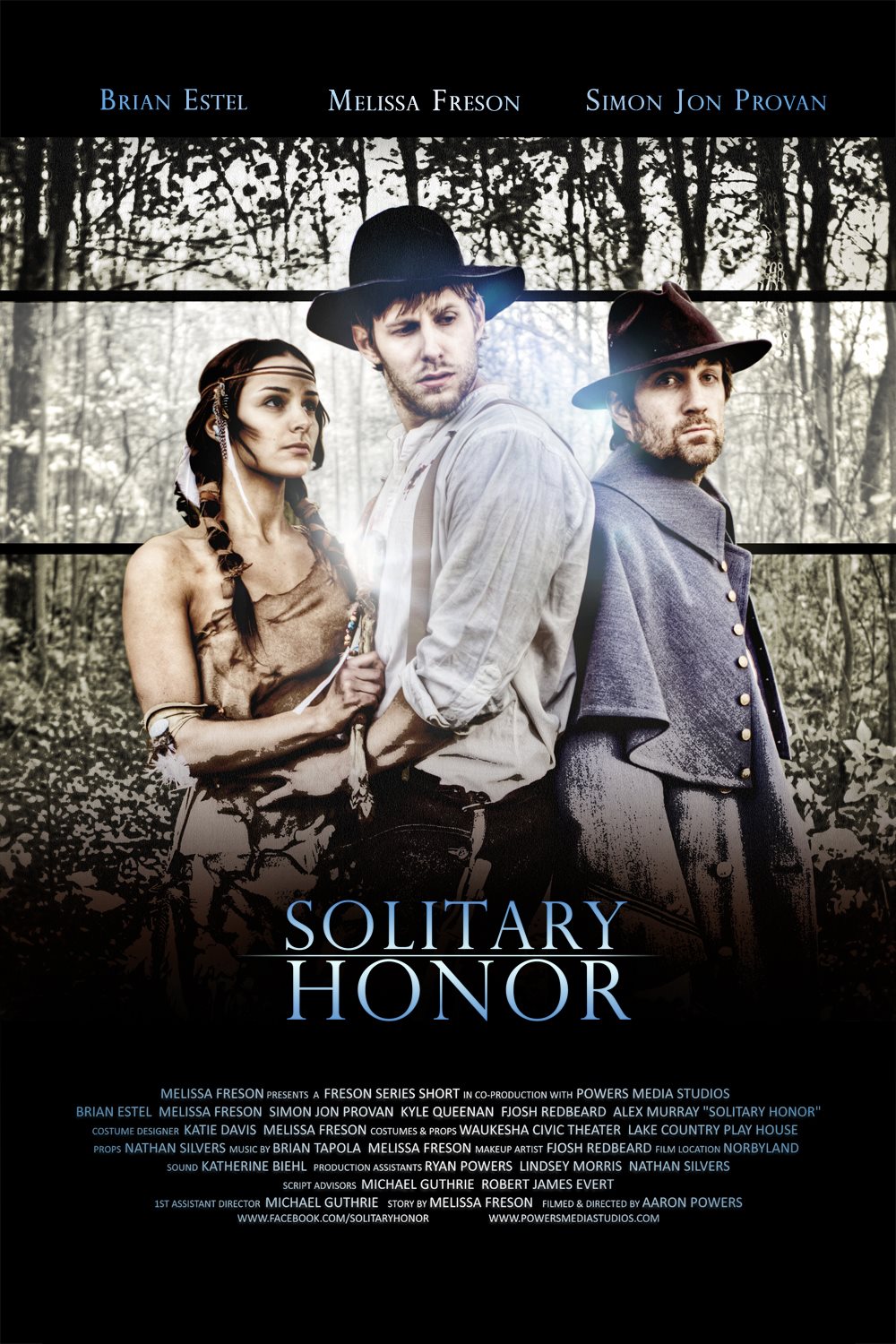 Movie poster for SOLITARY HONOR.