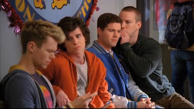 Still of Brian Dare, Charlie McDermott, Beau Wirick, and John Gammon on The Middle