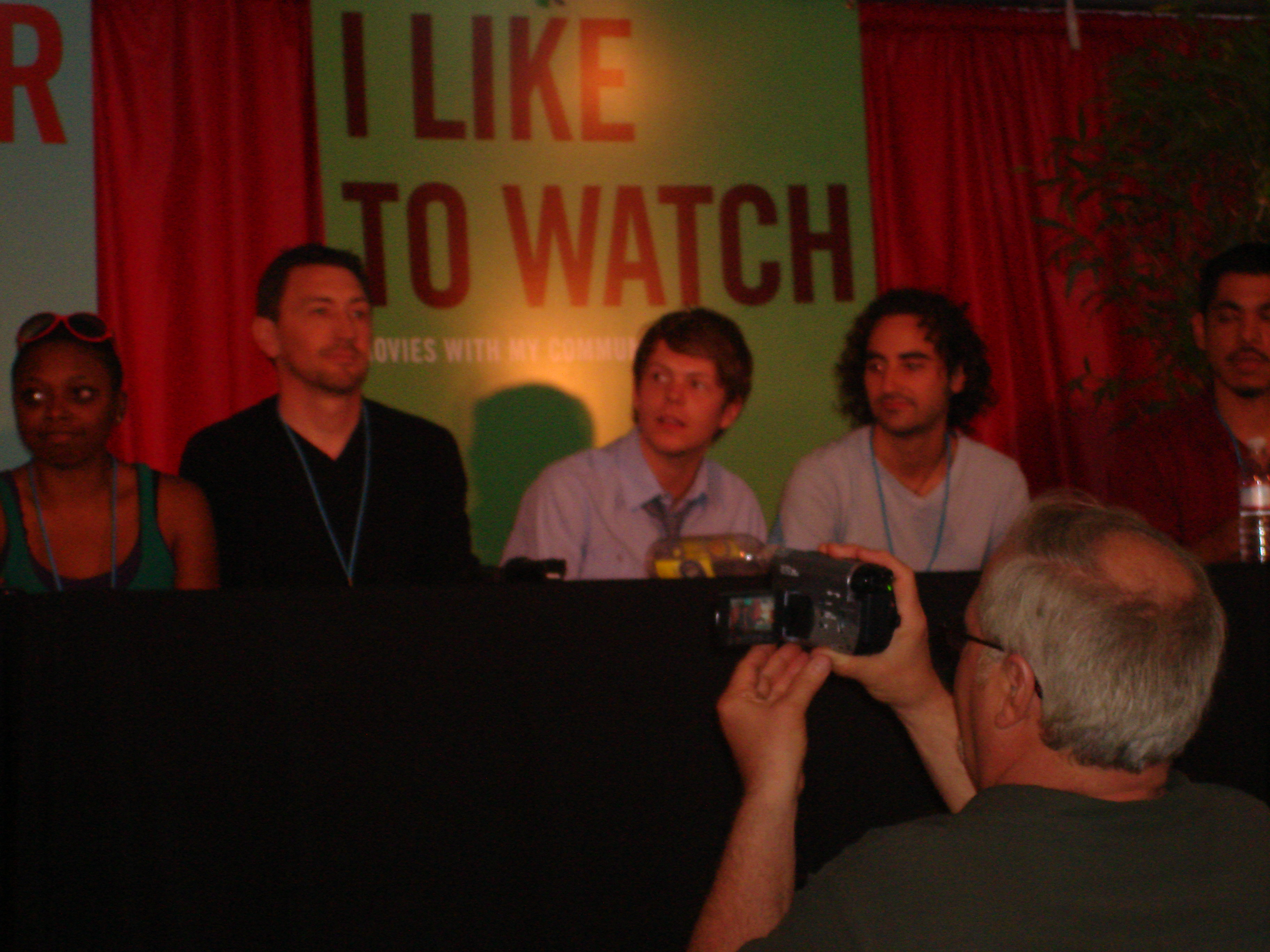 Director Benedict Campbell with Actor Brian Dare at NewFest talk back