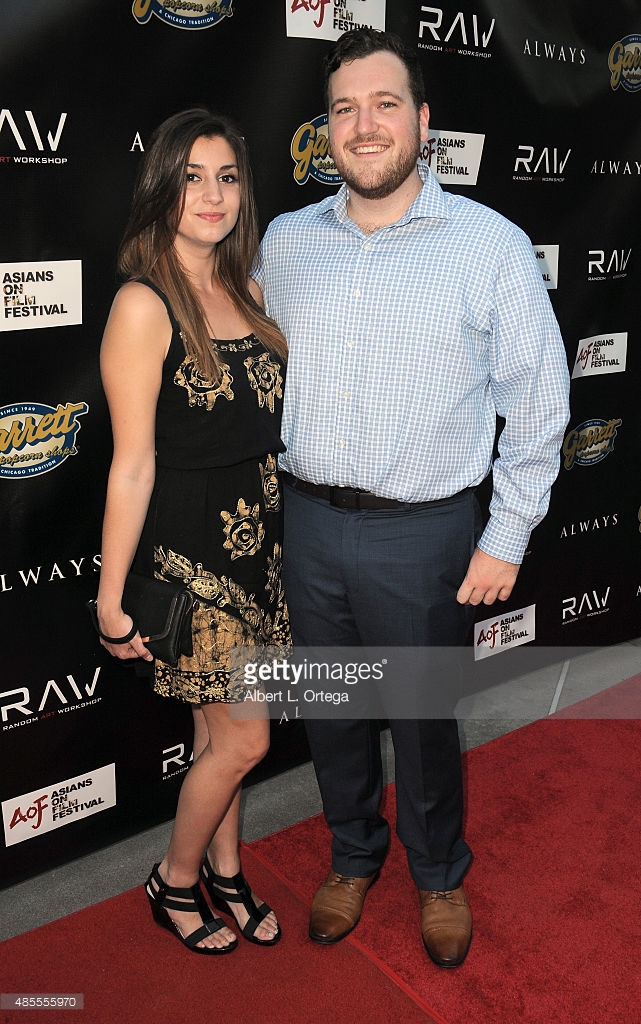 Johno Faherty and Kate Riccio at the Los Angeles premiere of Always.