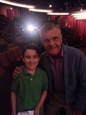 Me and Fred Willard filming on the Conan O'Brien Show. 07-30-2014