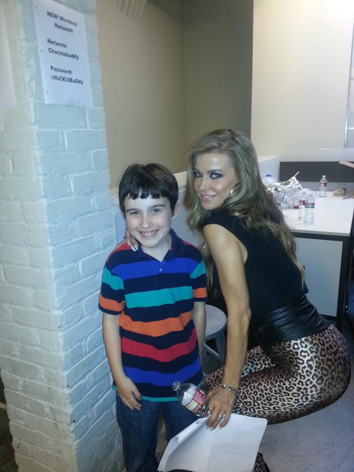 After my scene with Carmen Electra on the show Funny or Die