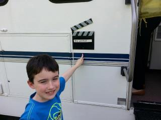 Me on set for a new webseries at my trailer.... ;) 3-13