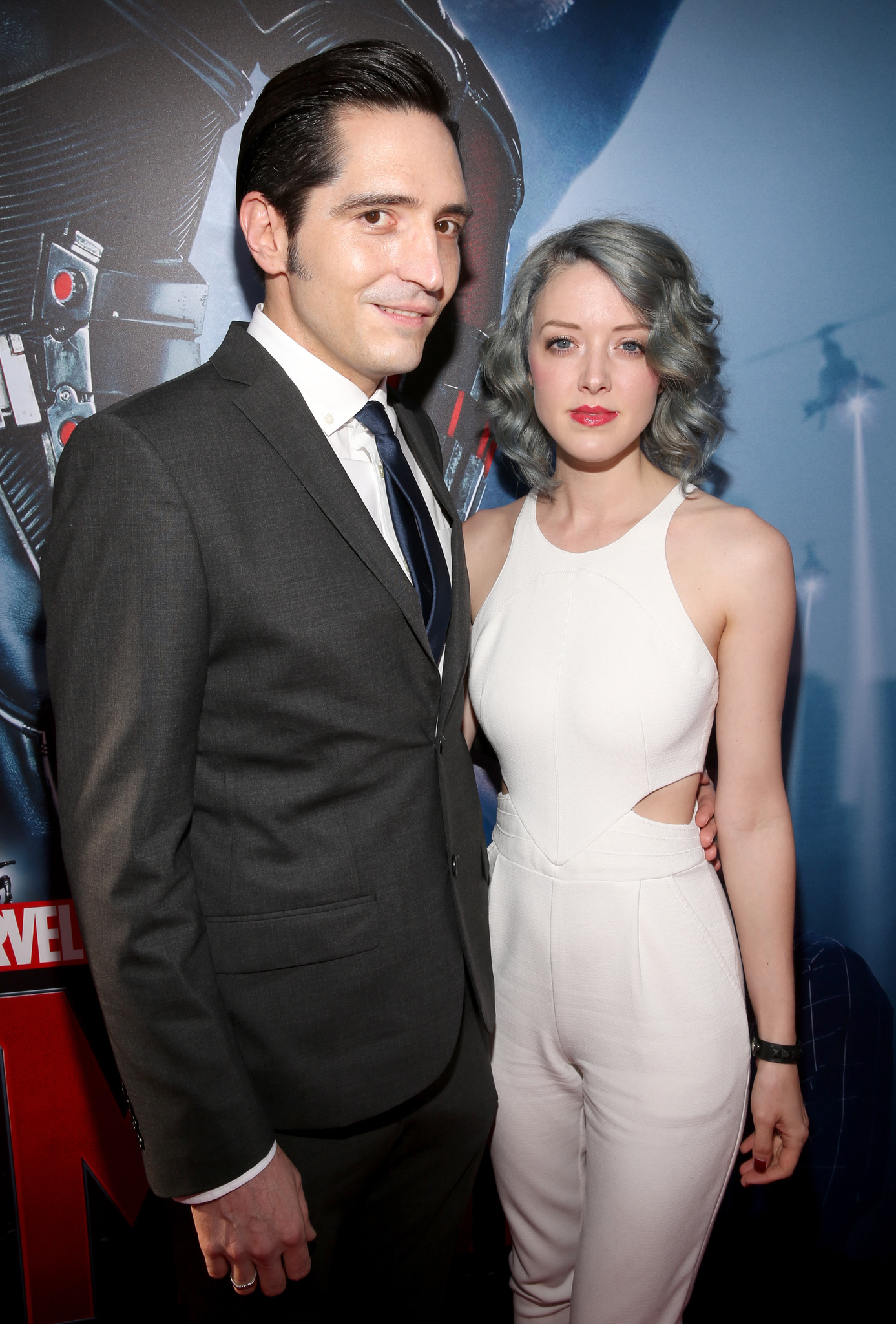 David Dastmalchian and Evelyn Leigh at event of Skruzdeliukas (2015)