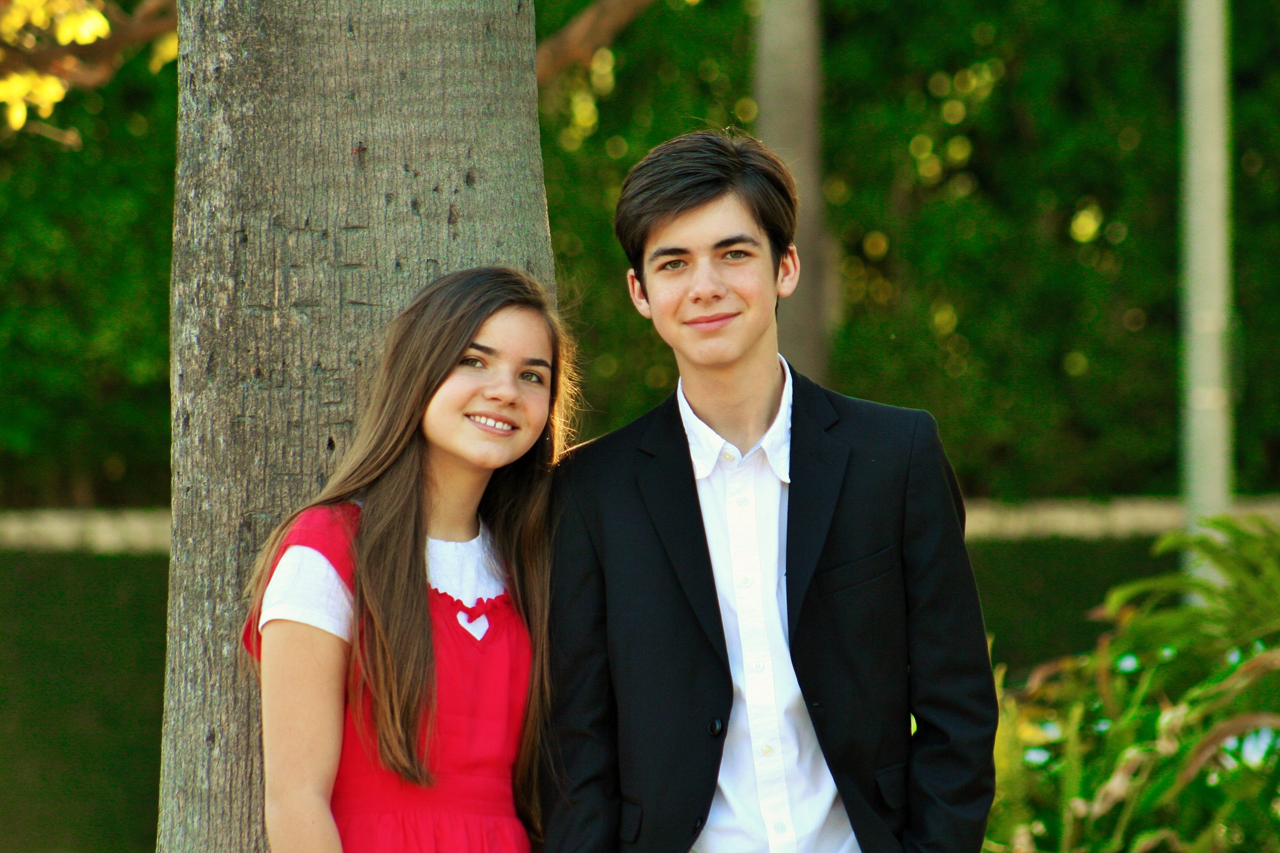 Kadah and her brother, actor Jude Binkley