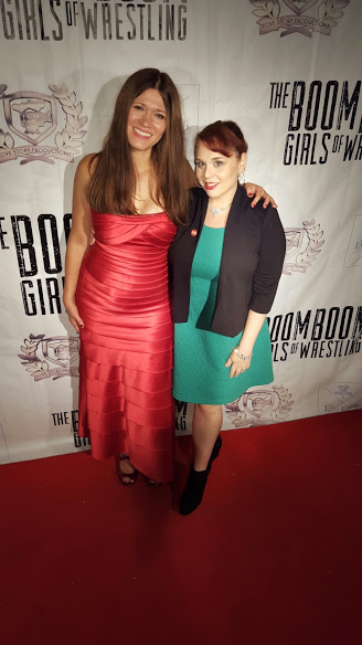 With Director, Carolin Von Petzholdt, at the Boom Boom Girls of Wrestling premiere.