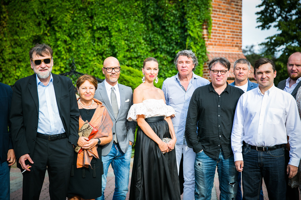 At the event of short film festival KOROCHEKINO.COM 2015. The grand opening. Sergey Selyanov, Driga Sveta, Valeriy Todorovskiy, Stanislav Voskresensky etc.