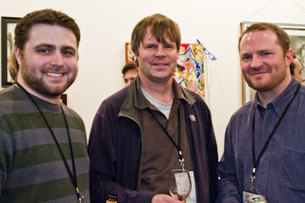 Patrick Norman, Doug Pray, and Mike Norman at the 2010 Big Sky Documentary Film Festival.
