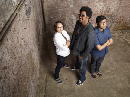 Still of Hari Kondabolu, W. Kamau Bell and Janine Brito in Totally Biased with W. Kamau Bell (2012)