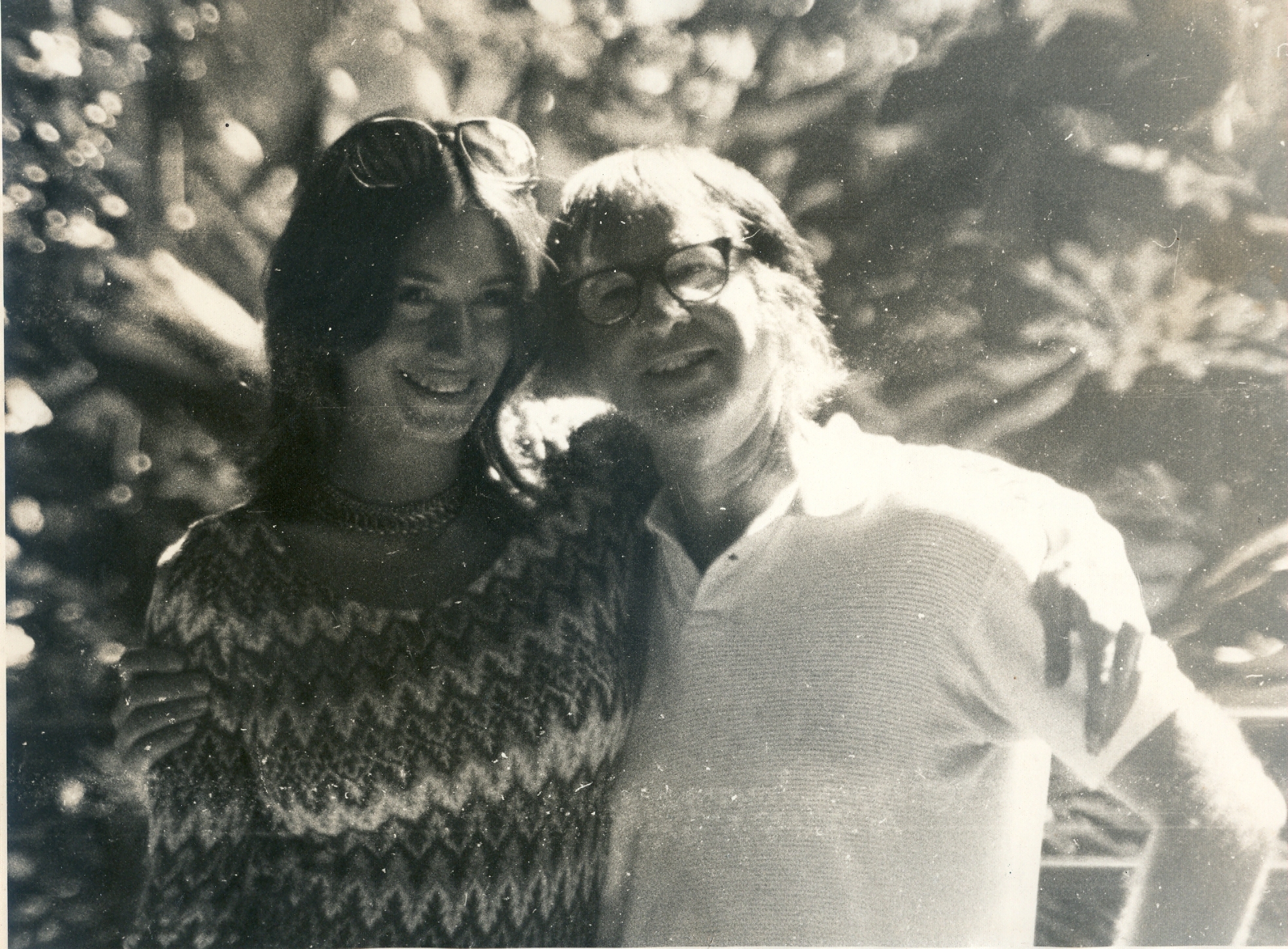 Katherine and World Tennis Champion Bobby Riggs circa 1973; Beverly Hills Hotel Polo Lounge