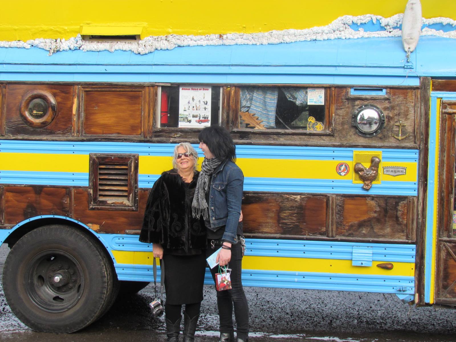 Cry Rocker Ray Nelsen and Katherine on set of 'Animal House of Blues'.