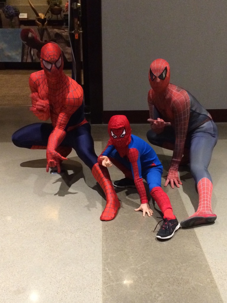 The Amazing Spider Man 2 Fans... I'm the little one!