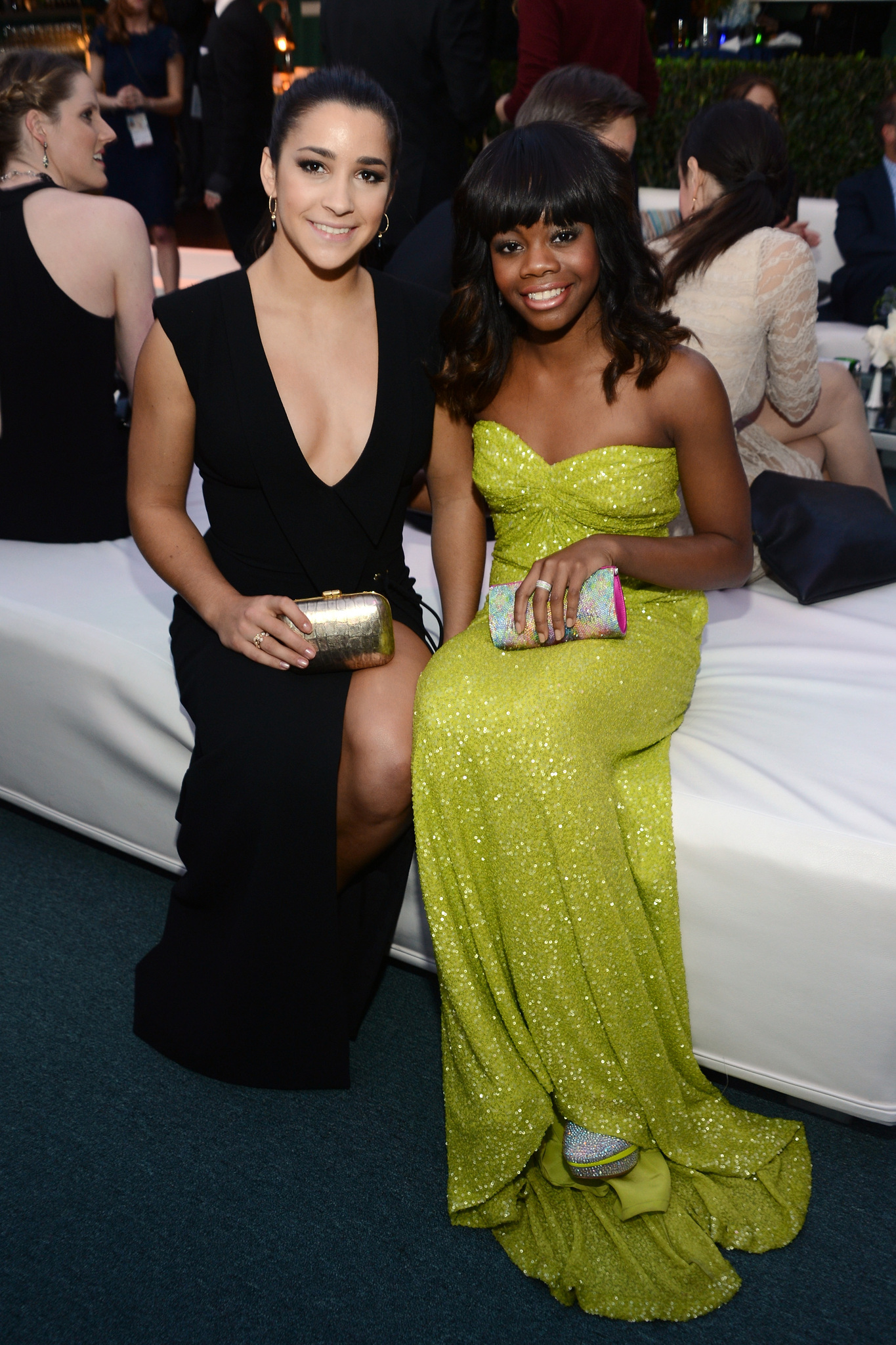 Gabby Douglas and Aly Raisman