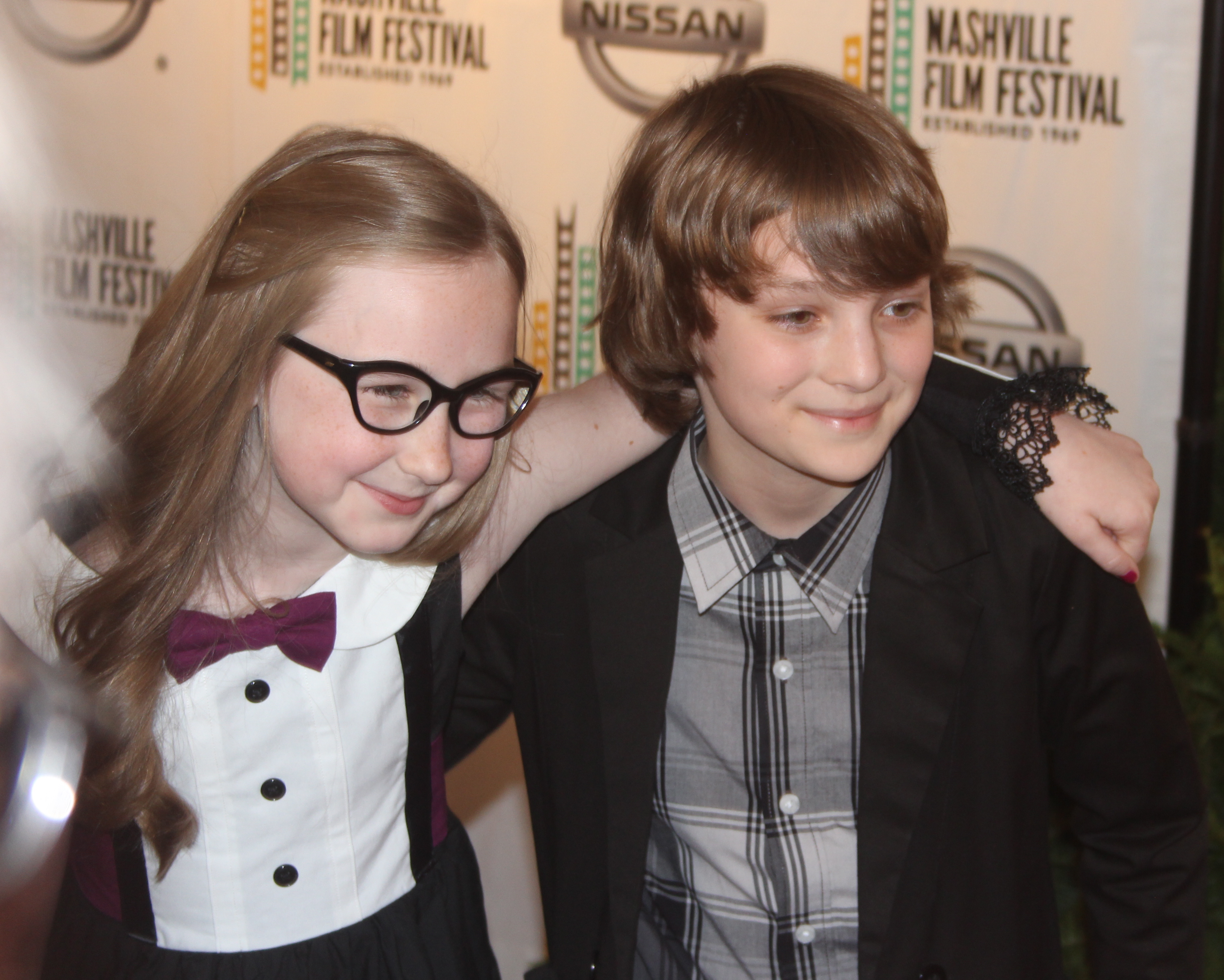 Toby & Meyrick Murphy on the red carpet at the 2014 Nashville Film Festival