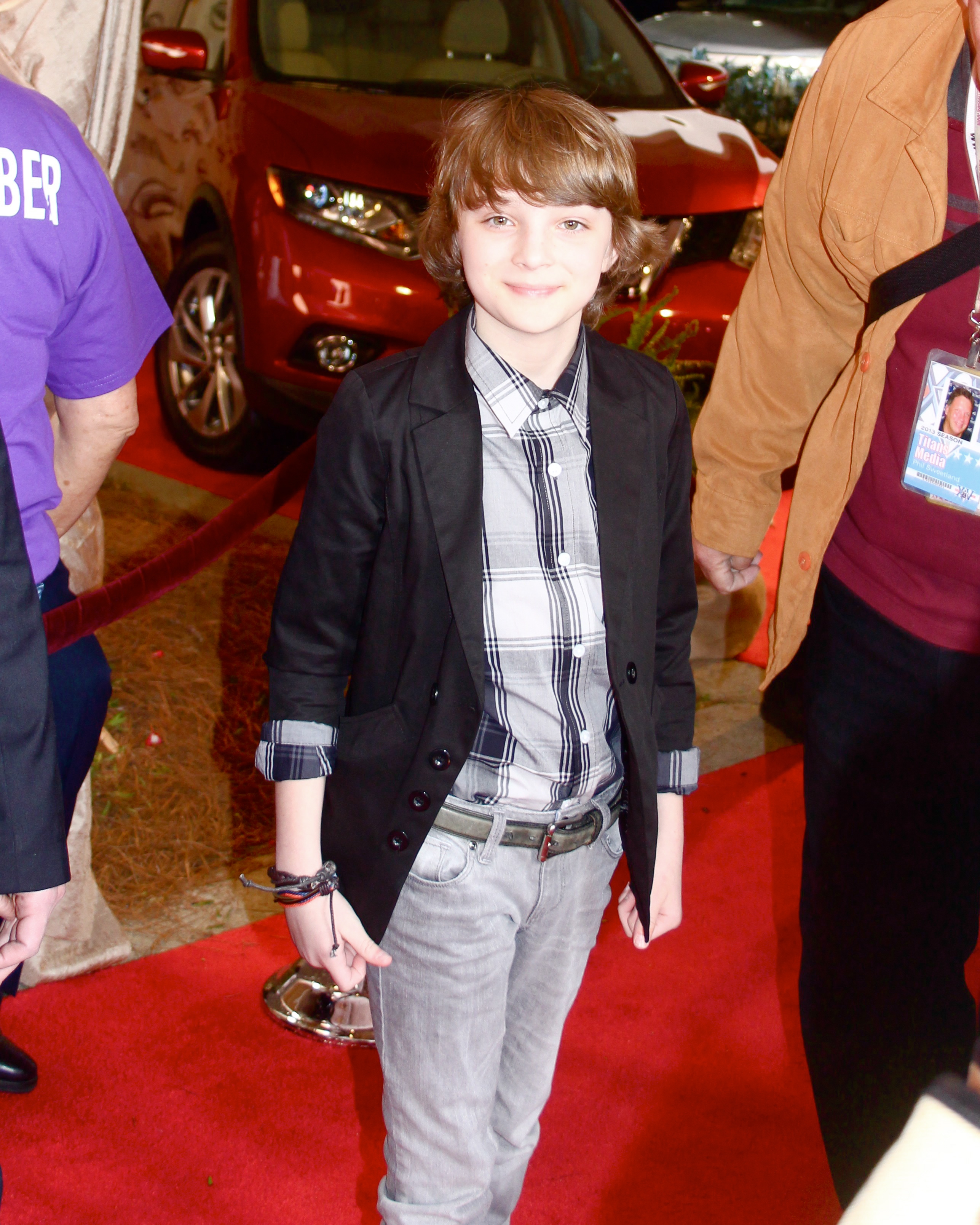On the red carpet at the 2014 Nashville Film Festival