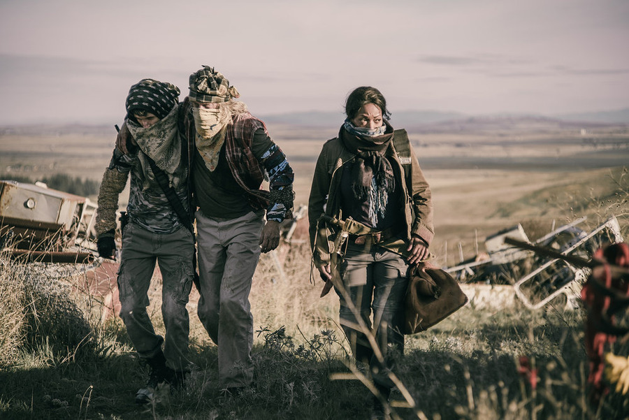 Still of Kellita Smith, Russell Hodgkinson and Nat Zang in Z Nation (2014)