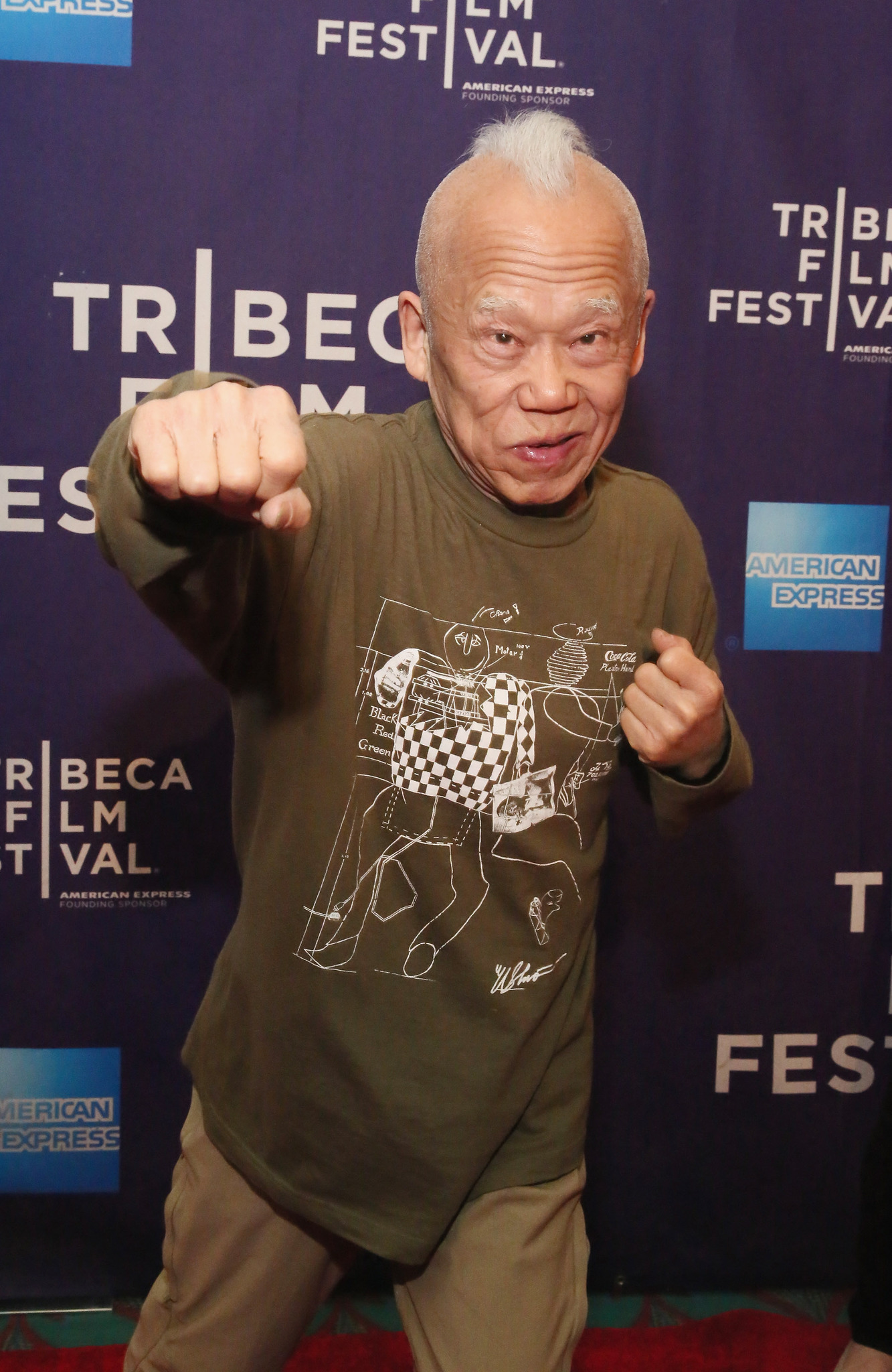 Ushio Shinohara at event of Cutie and the Boxer (2013)